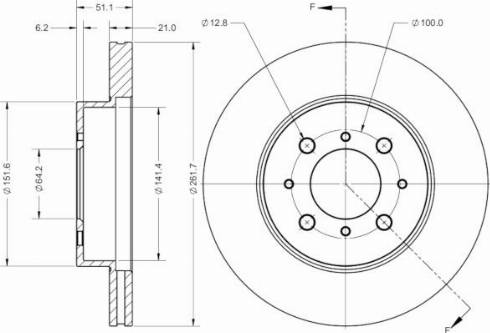 Remy RAD2772C - Brake Disc autospares.lv