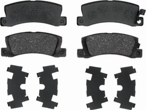 Remy RAP1607 - Brake Pad Set, disc brake autospares.lv