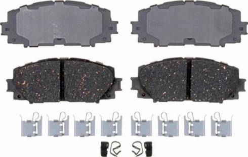 Remy RAP1687 - Brake Pad Set, disc brake autospares.lv
