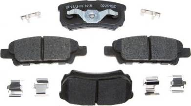 Remy RAP1671 - Brake Pad Set, disc brake autospares.lv