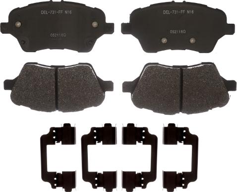 Remy RAP1149 - Brake Pad Set, disc brake autospares.lv