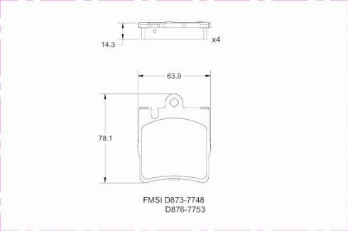 Remy RAP1105 - Brake Pad Set, disc brake autospares.lv