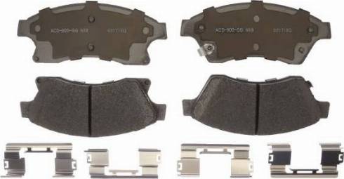 Remy RAP1101 - Brake Pad Set, disc brake autospares.lv