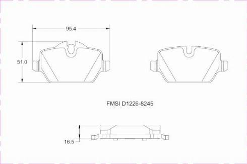 Remy RAP1178 - Brake Pad Set, disc brake autospares.lv