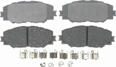 Remy RAP1275 - Brake Pad Set, disc brake autospares.lv