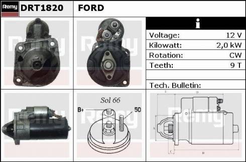 Remy RAS42931 - Starter autospares.lv