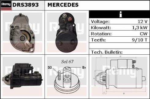 Remy RAS34904 - Starter autospares.lv