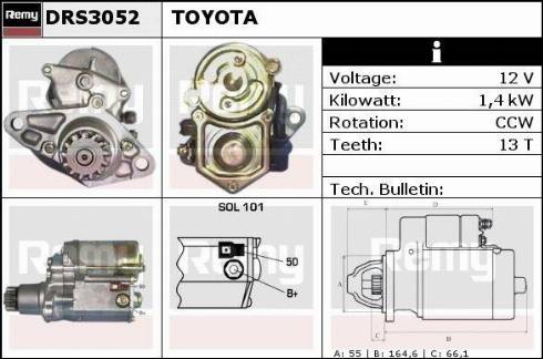 Remy RAS34163 - Starter autospares.lv