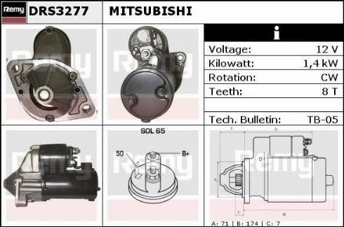 Remy RAS34388 - Starter autospares.lv