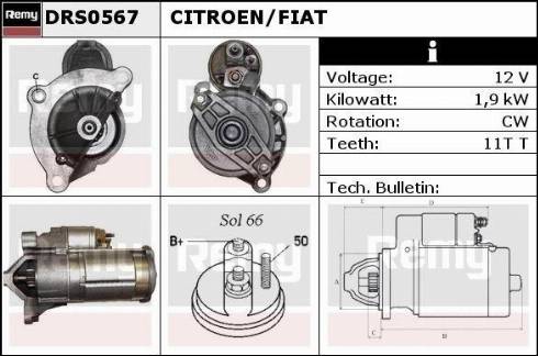 Remy RAS31678 - Starter autospares.lv