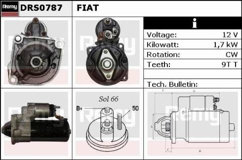 Remy RAS31898 - Starter autospares.lv