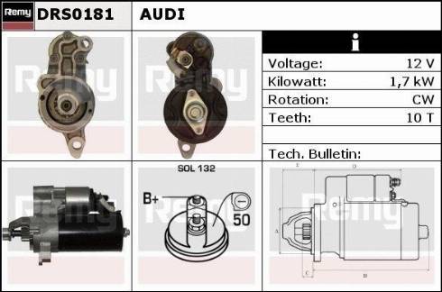 Remy RAS31292 - Starter autospares.lv