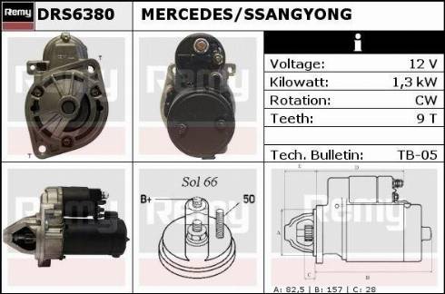 Remy RAS37491 - Starter autospares.lv