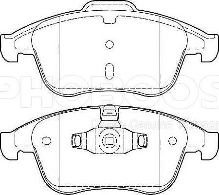 RENAULT 440608746R - Brake Pad Set, disc brake autospares.lv