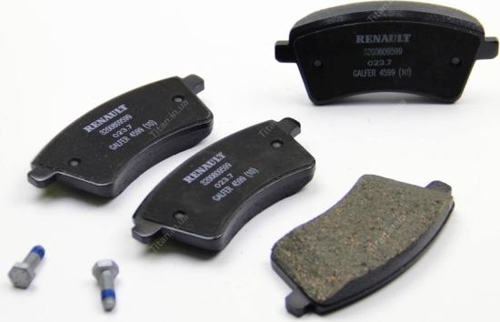 RENAULT 41 06 013 34R - Brake Pad Set, disc brake autospares.lv