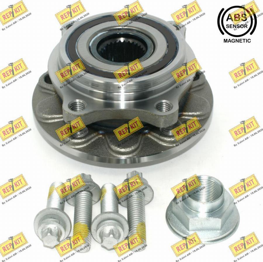 REPKIT RKB2222 - Wheel hub, bearing Kit autospares.lv