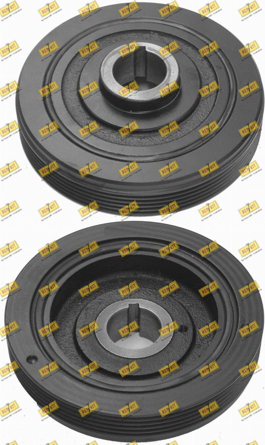 REPKIT RKT9007 - Belt Pulley, crankshaft autospares.lv