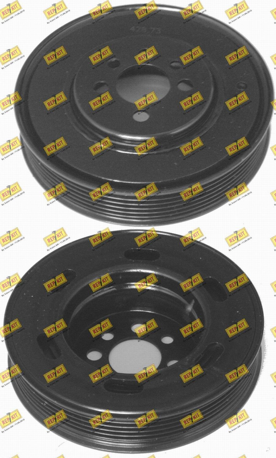 REPKIT RKT9013 - Belt Pulley, crankshaft autospares.lv