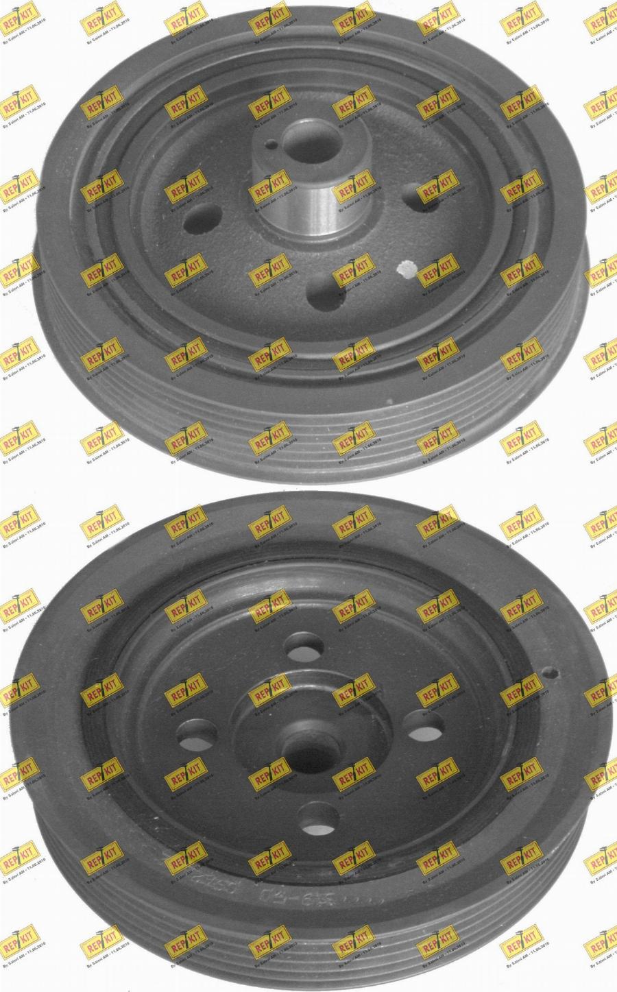 REPKIT RKT9037 - Belt Pulley, crankshaft autospares.lv