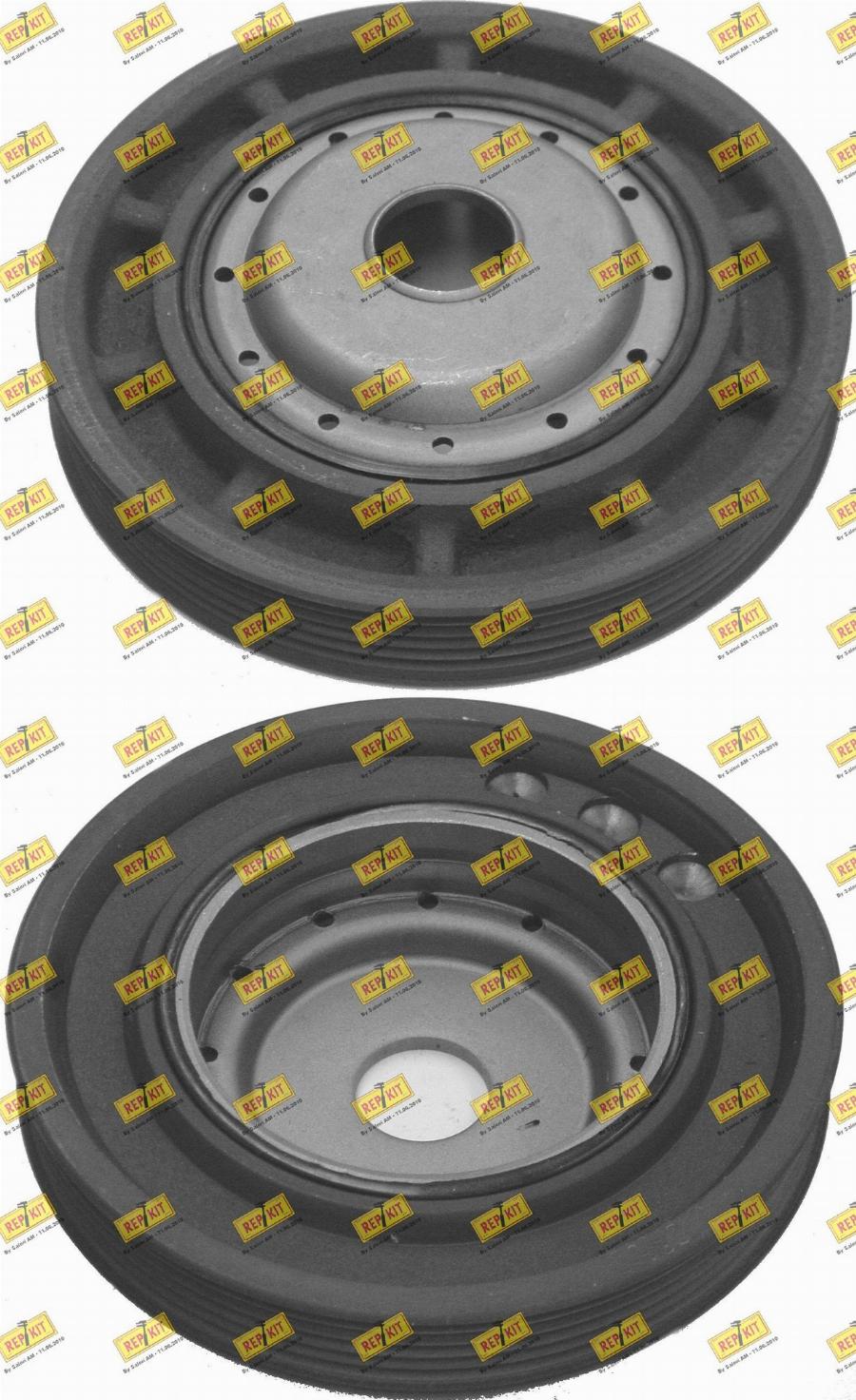 REPKIT RKT9025 - Belt Pulley, crankshaft autospares.lv