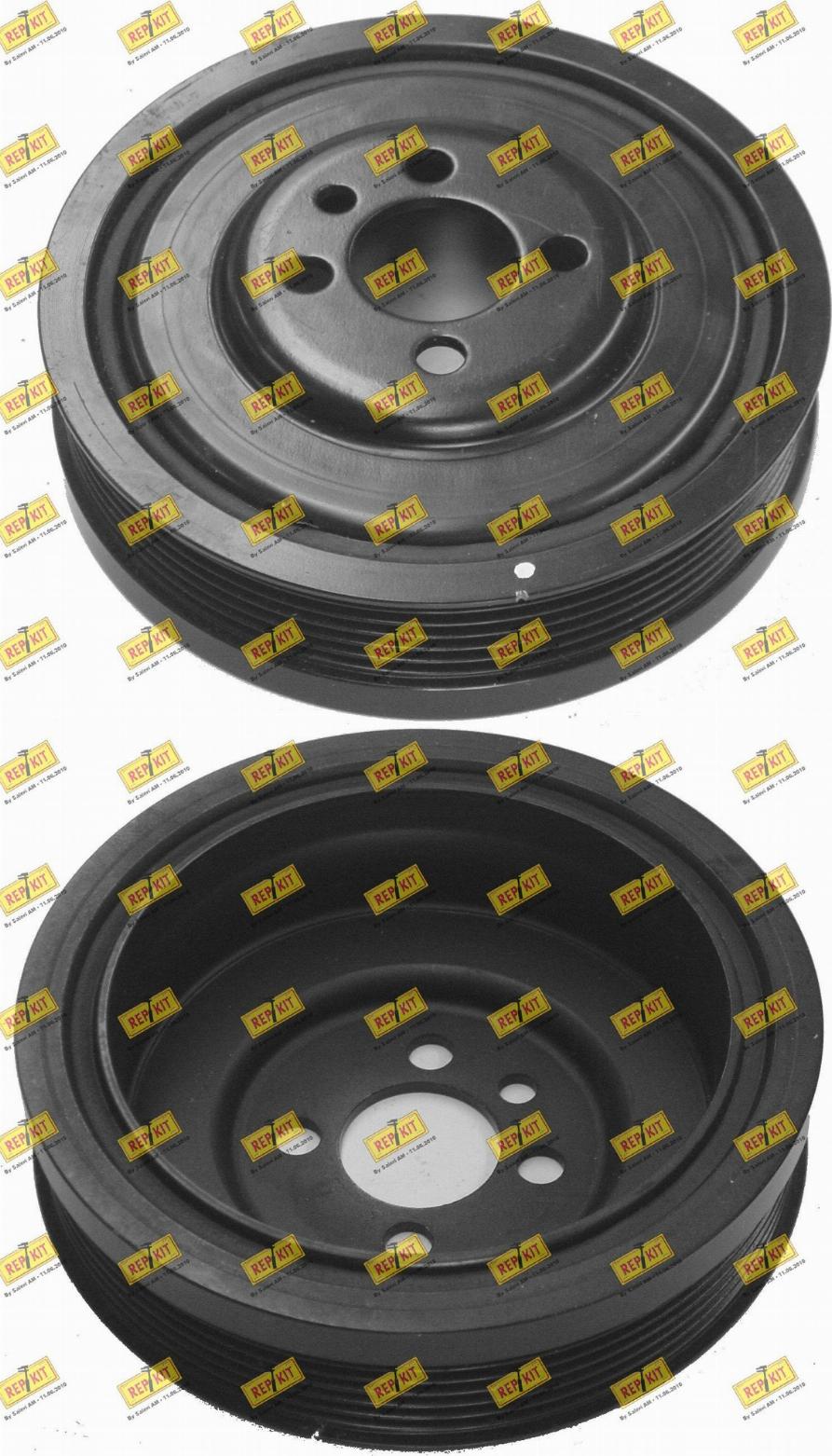 REPKIT RKT9071 - Belt Pulley, crankshaft autospares.lv