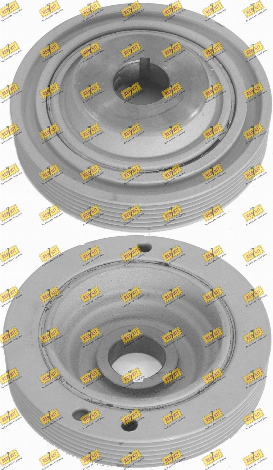 REPKIT RKT9072 - Belt Pulley, crankshaft autospares.lv