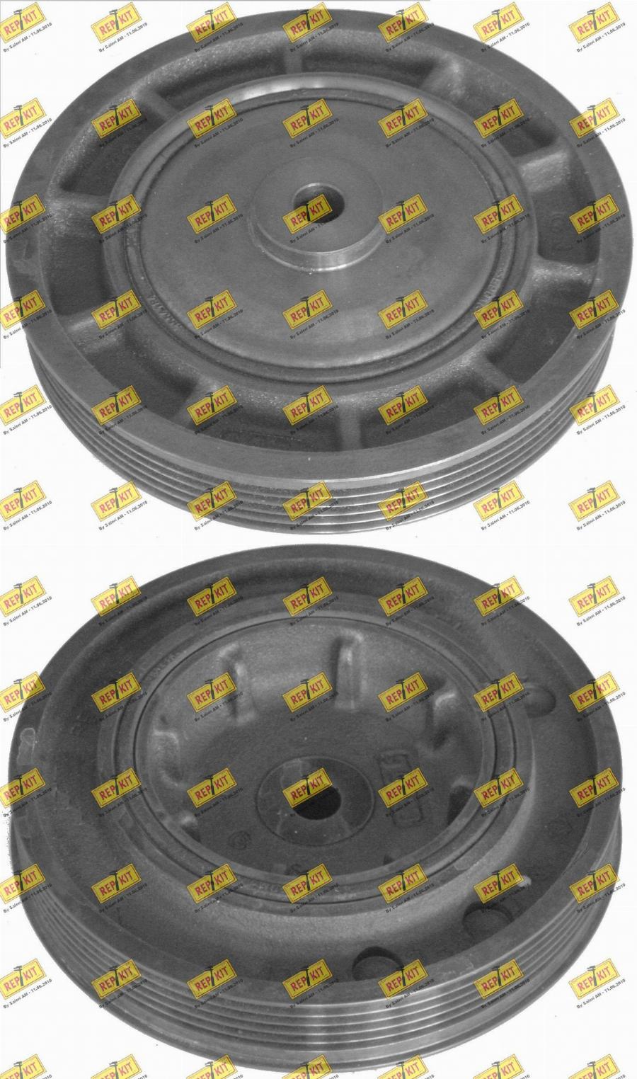 REPKIT RKT9172 - Belt Pulley, crankshaft autospares.lv