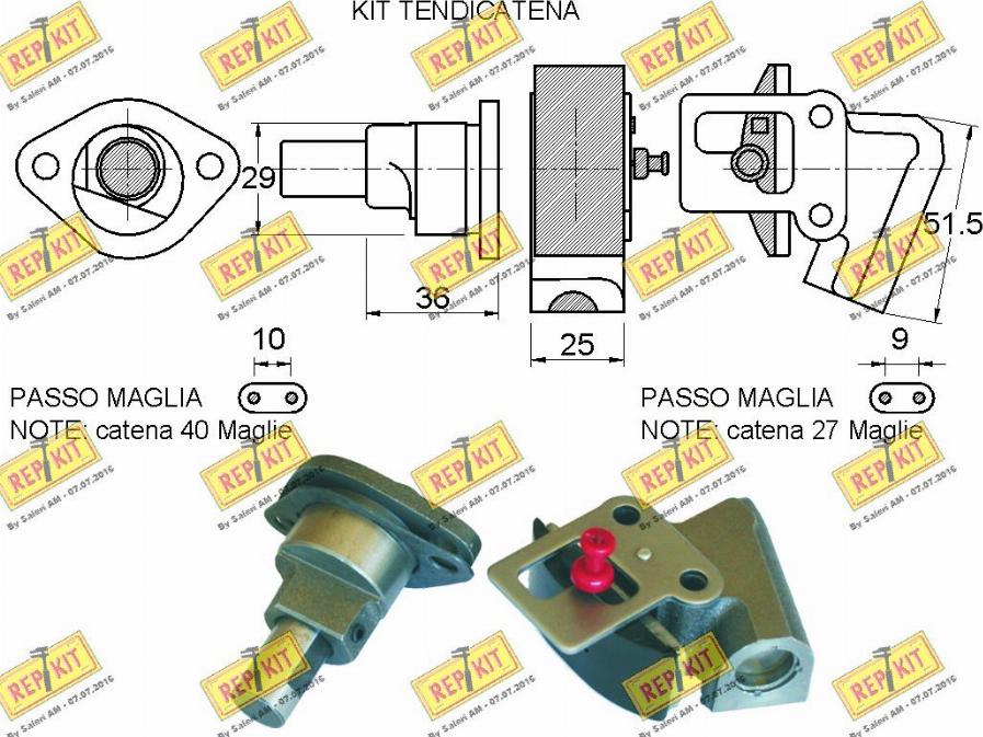 REPKIT RKT8902K - Timing Chain Kit autospares.lv