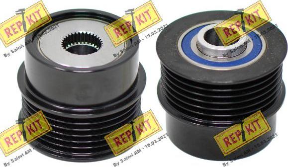 REPKIT RKT3932 - Pulley, alternator, freewheel clutch autospares.lv