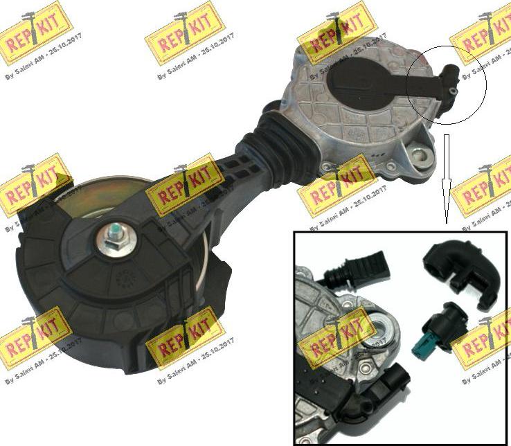 REPKIT RKT3554K - Belt Tensioner, v-ribbed belt autospares.lv