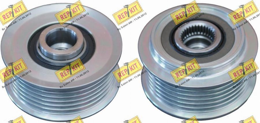 REPKIT RKT3509 - Pulley, alternator, freewheel clutch autospares.lv