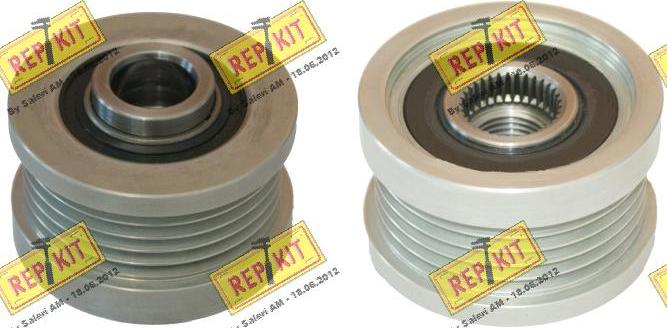 REPKIT RKT3516 - Pulley, alternator, freewheel clutch autospares.lv