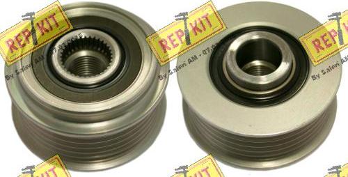 REPKIT RKT3809 - Pulley, alternator, freewheel clutch autospares.lv