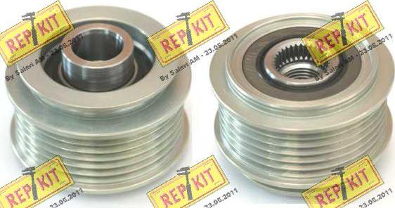 REPKIT RKT3365 - Pulley, alternator, freewheel clutch autospares.lv