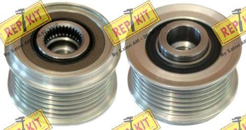 REPKIT RKT3713 - Pulley, alternator, freewheel clutch autospares.lv