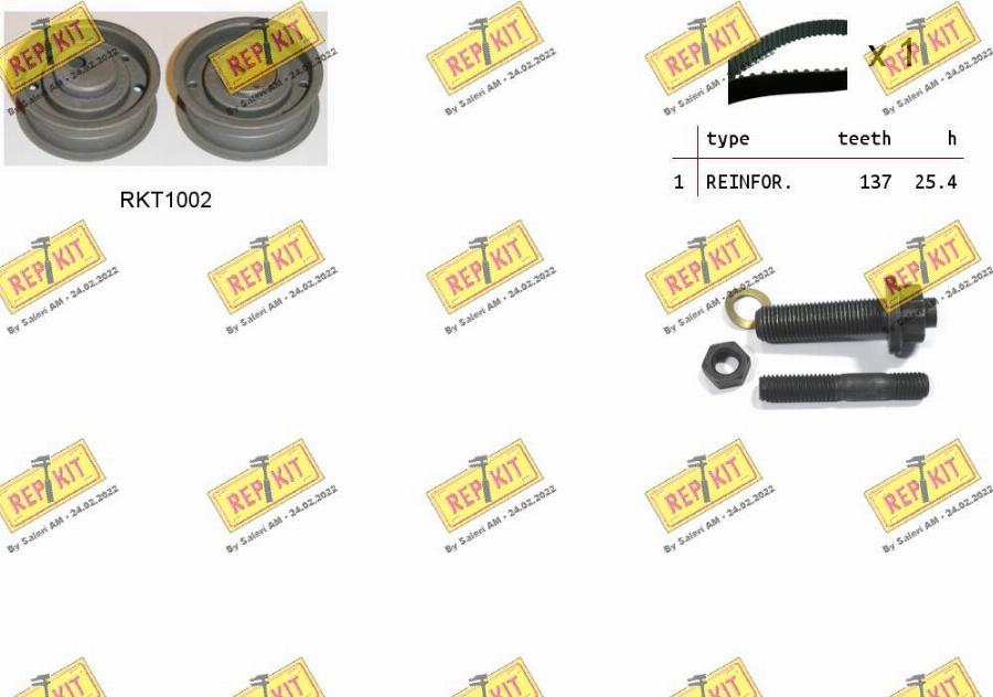 REPKIT RKTK0879 - Timing Belt Set autospares.lv