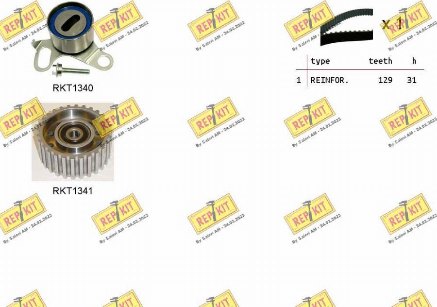 REPKIT RKTK0877 - Timing Belt Set autospares.lv