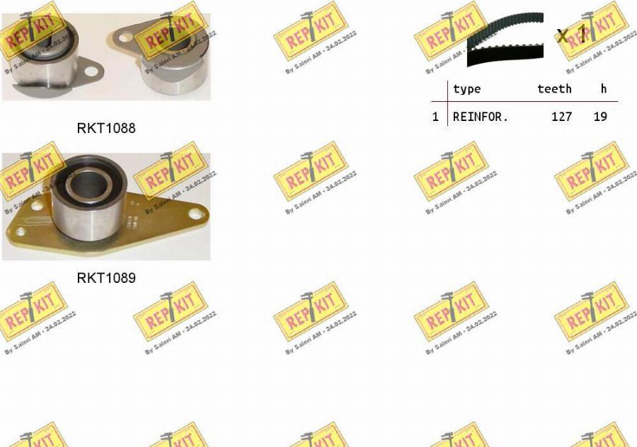 REPKIT RKTK1041 - Timing Belt Set autospares.lv