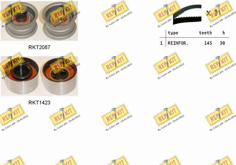 REPKIT RKTK1069 - Timing Belt Set autospares.lv