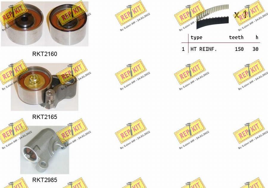 REPKIT RKTK1082C - Timing Belt Set autospares.lv