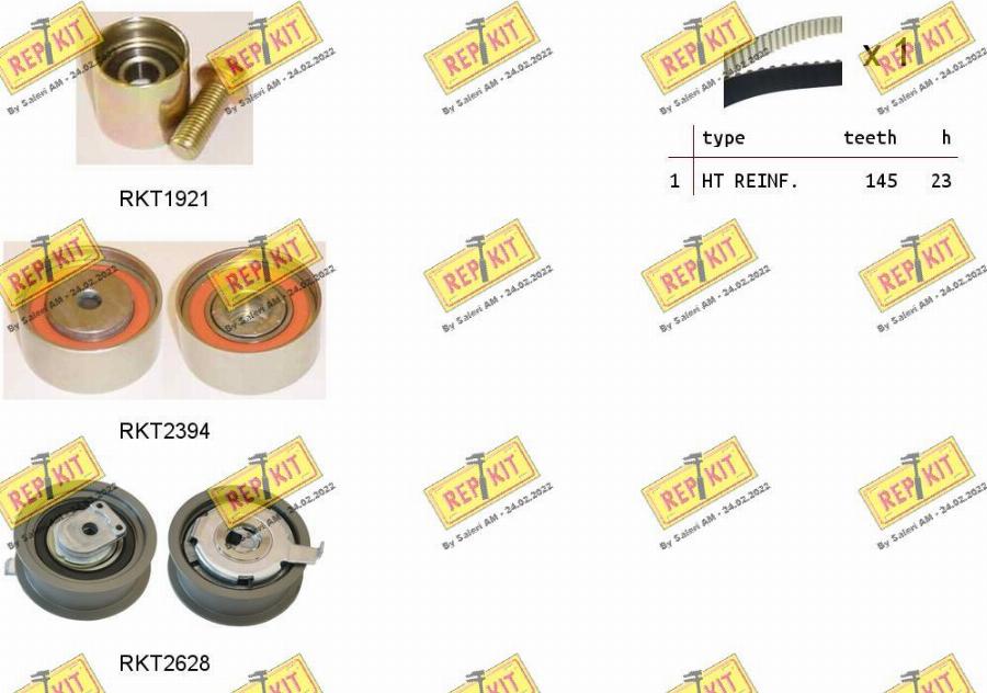 REPKIT RKTK1102 - Timing Belt Set autospares.lv