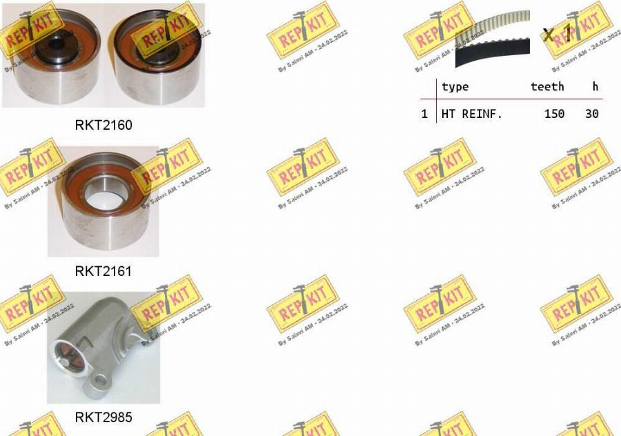 REPKIT RKTK1259 - Timing Belt Set autospares.lv