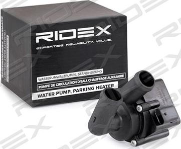 RIDEX 999W0009 - Water Pump, parking heater autospares.lv
