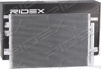 RIDEX 448C0155 - Condenser, air conditioning autospares.lv