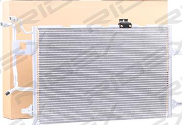 RIDEX 448C0214 - Condenser, air conditioning autospares.lv