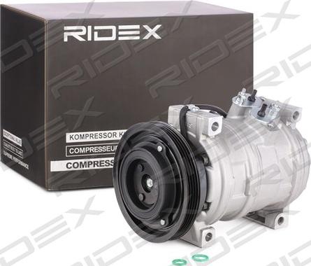 RIDEX 447K0445 - Compressor, air conditioning autospares.lv