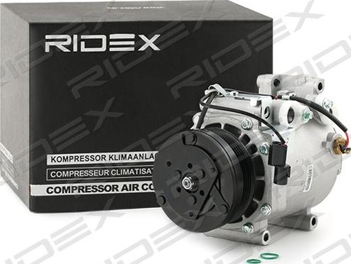 RIDEX 447K0433 - Compressor, air conditioning autospares.lv