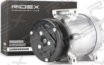 RIDEX 447K0099 - Compressor, air conditioning autospares.lv