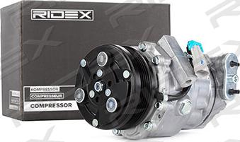 RIDEX 447K0043 - Compressor, air conditioning autospares.lv