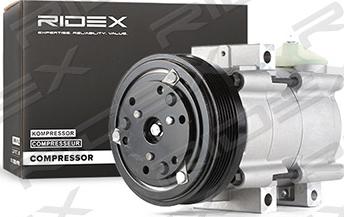 RIDEX 447K0054 - Compressor, air conditioning autospares.lv